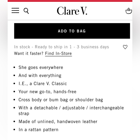 Clare V Grande Fanny in Black Rattan - Picture 9 of 9